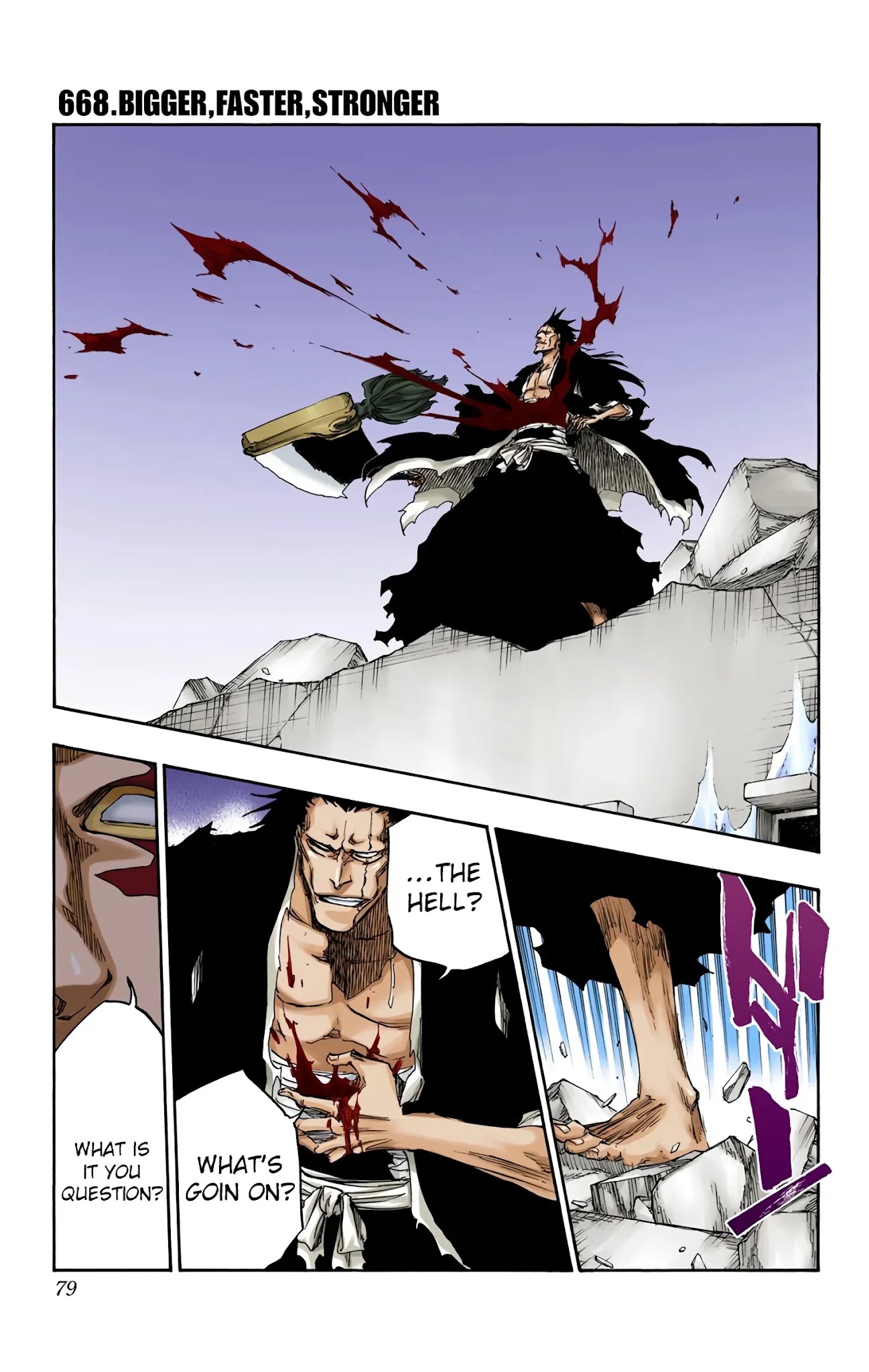 Bleach Chapter 668 page 1 - Chapter 668: BIGGER,FASTER,STRONGER