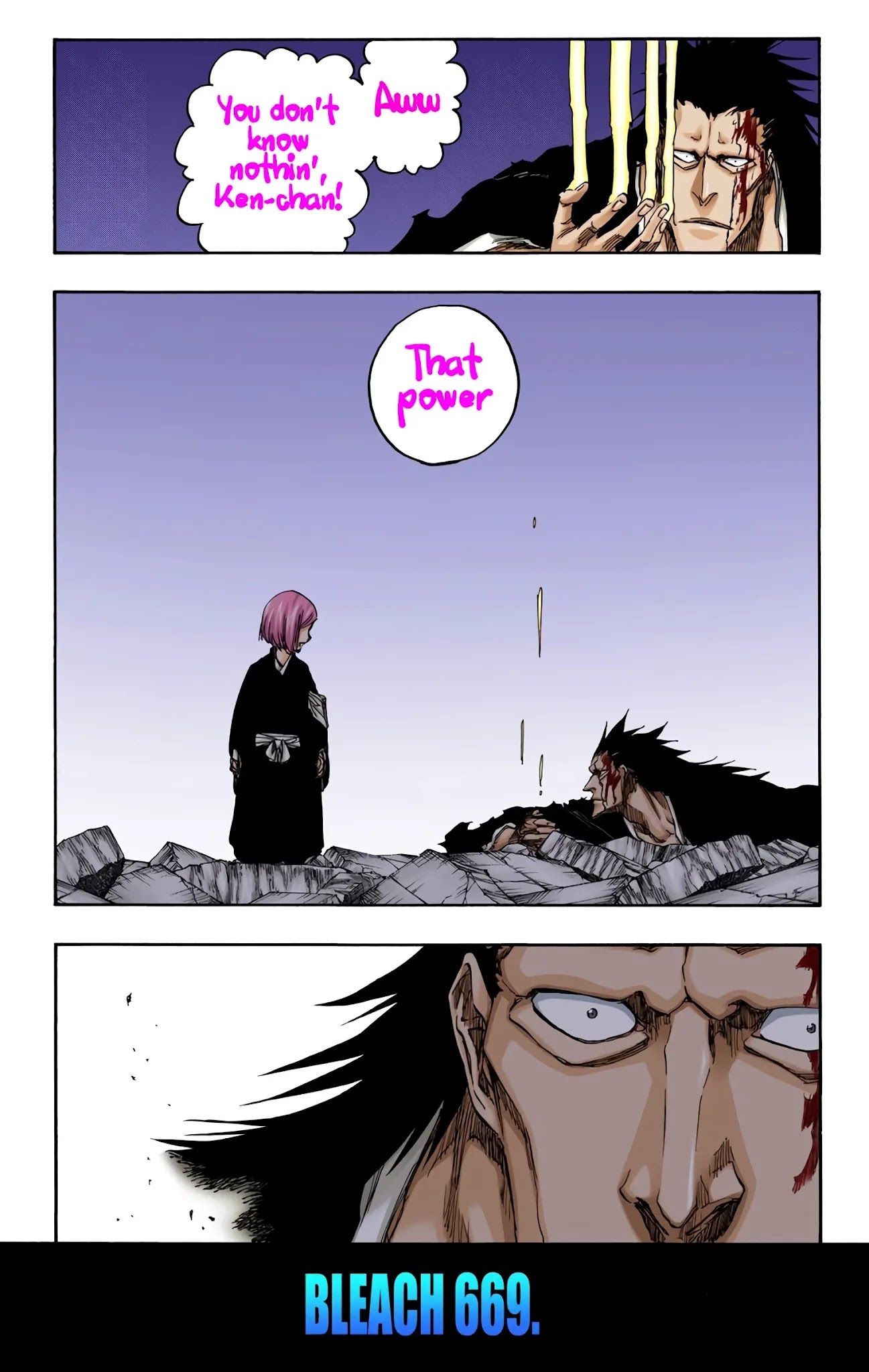 Bleach manga, chapter 669, page 1 of 16