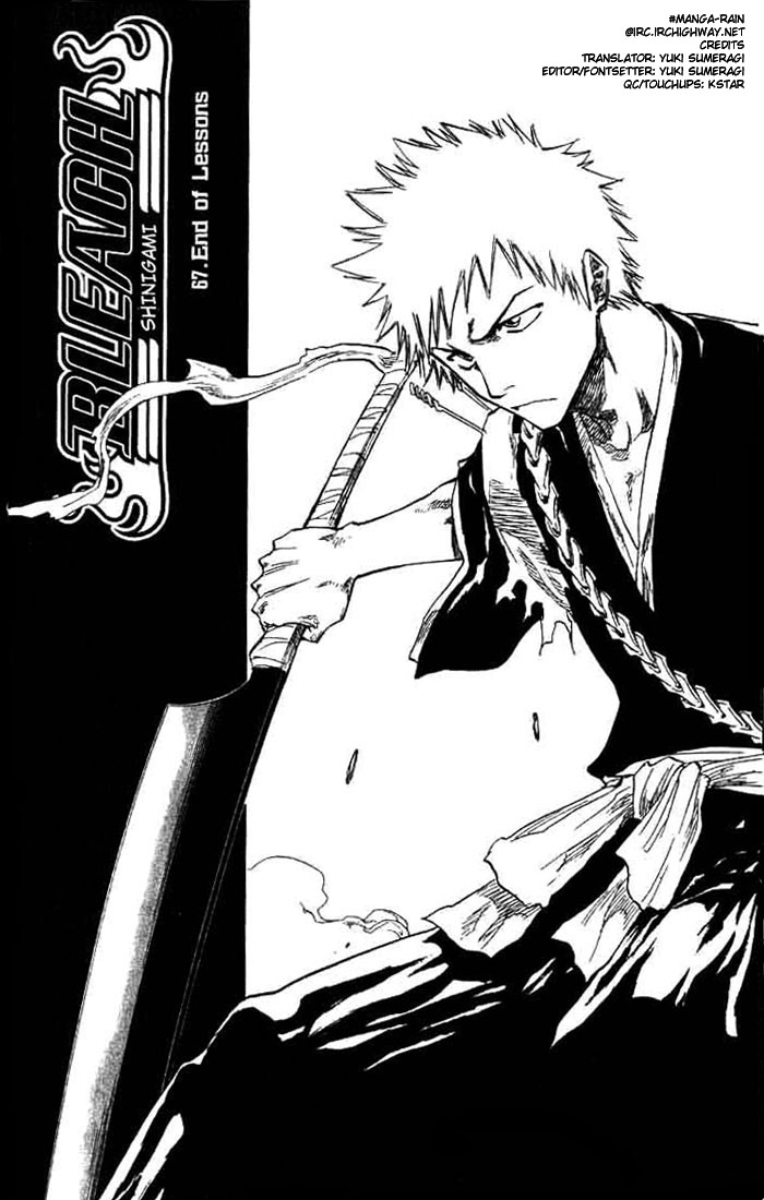 Bleach Chapter 67 page 10 - Chapter 67: End of Lessons