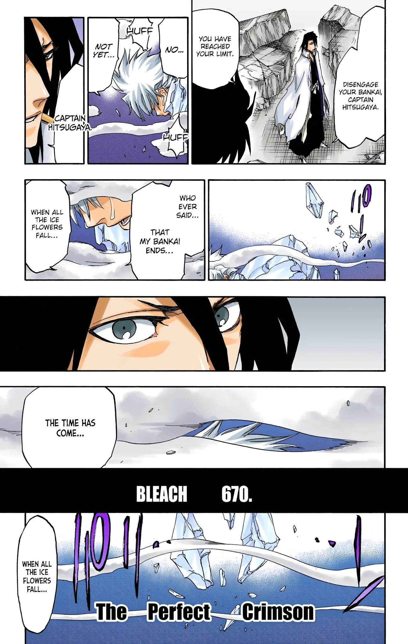 Bleach manga, chapter 670, page 14 of 16