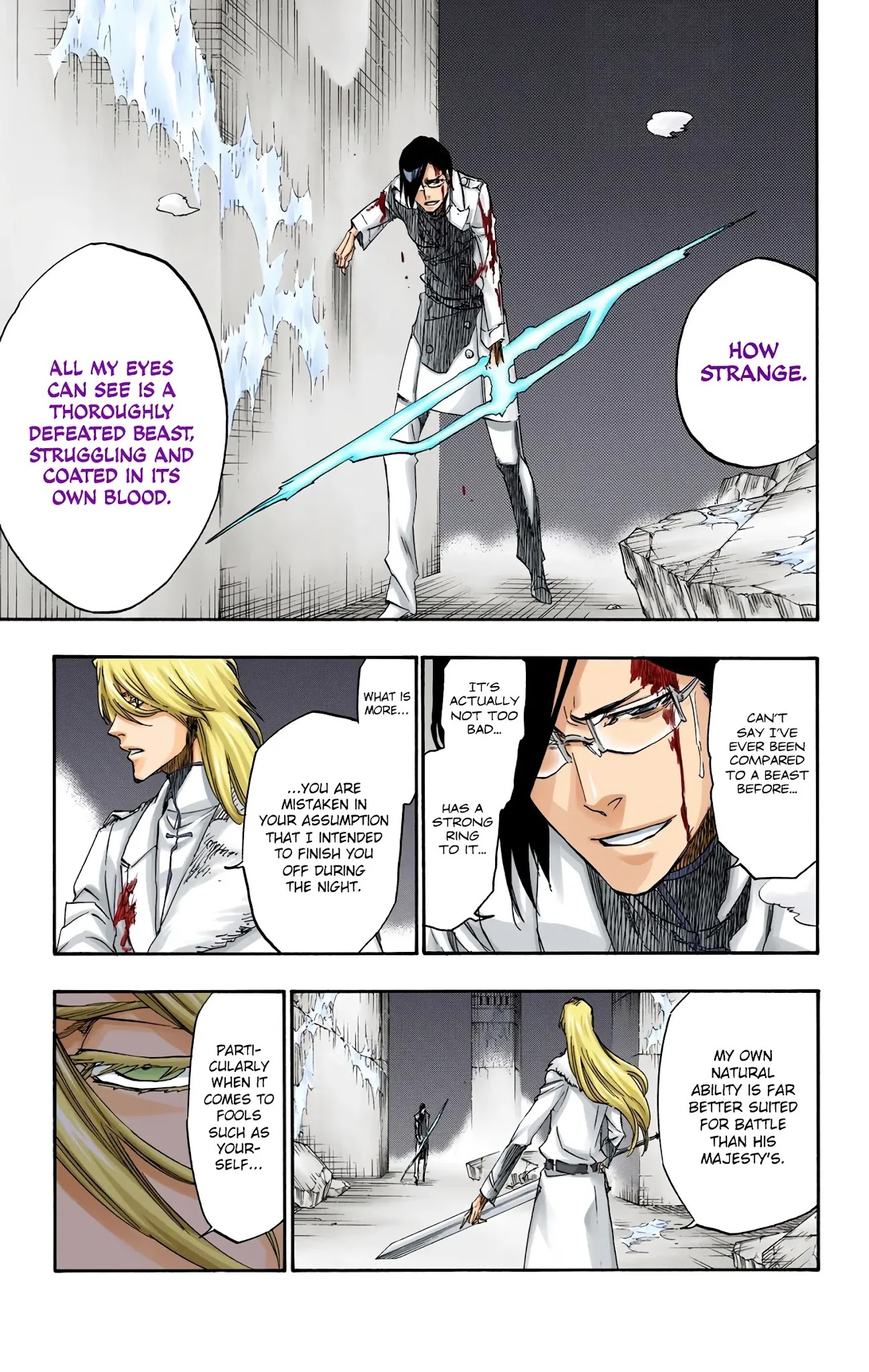 Bleach manga, chapter 672, page 11 of 18