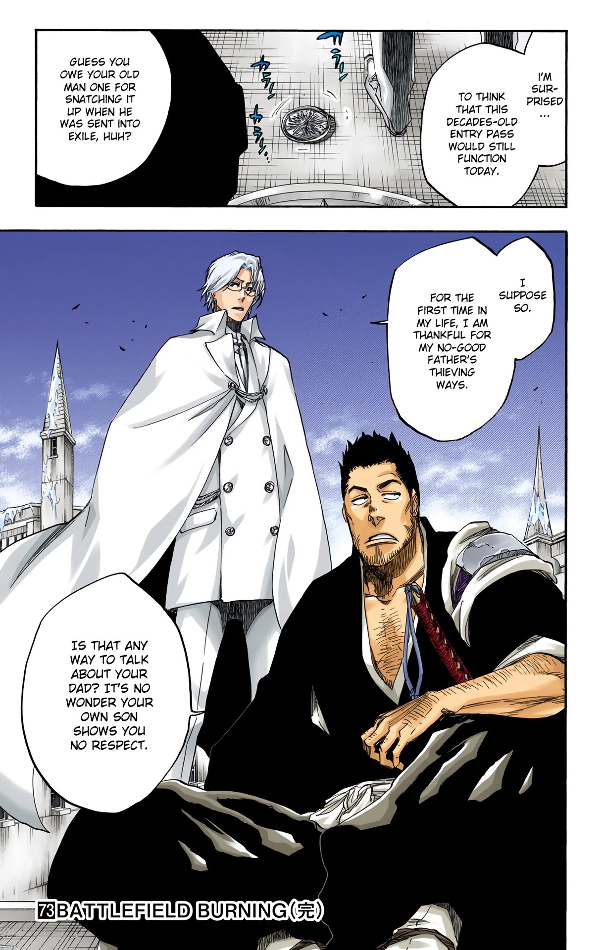 Bleach manga, chapter 674, page 17 of 22