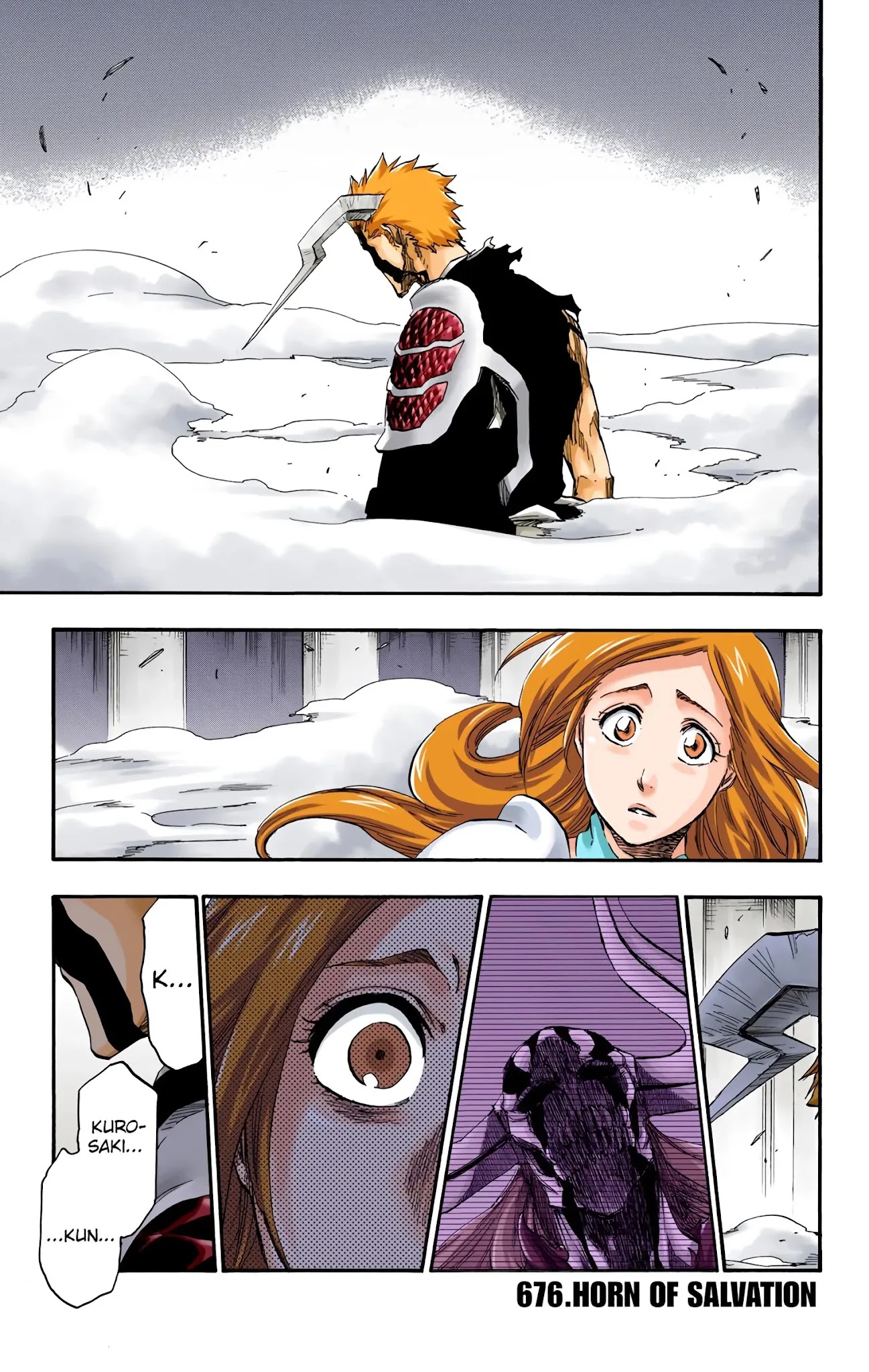 Bleach manga, chapter 676, page 1 of 15