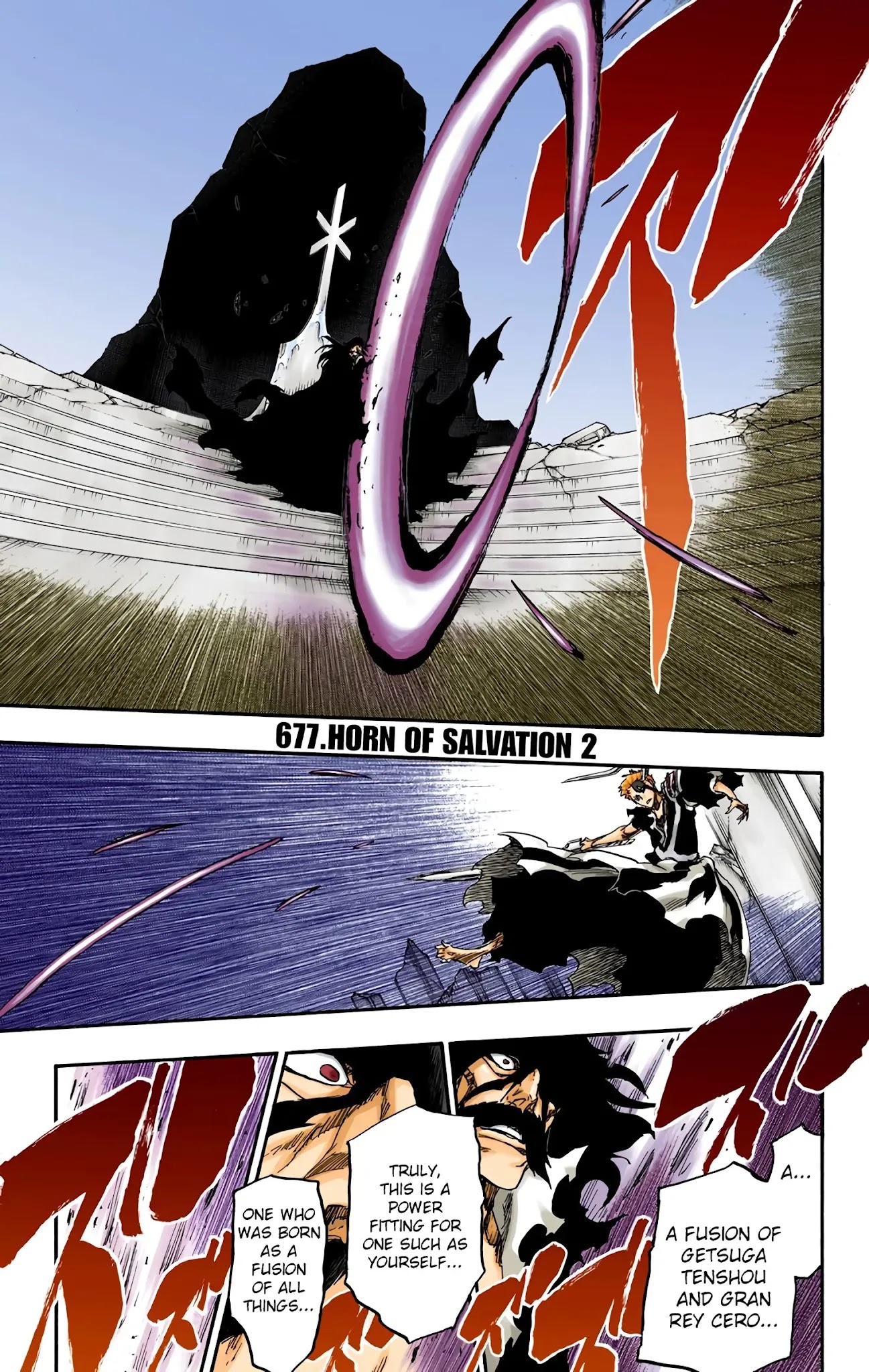 Bleach Chapter 677 page 1 - Chapter 677: Horn of Salvation 2