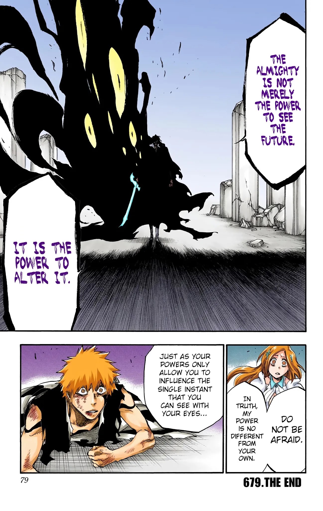 Bleach manga, chapter 679, page 1 of 19