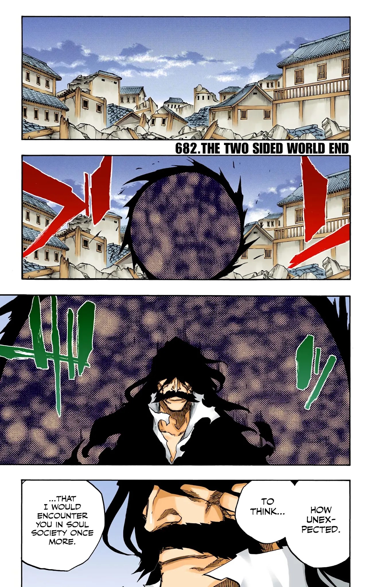 Bleach Chapter 682 page 1 - Chapter 682: The Two Sided World End