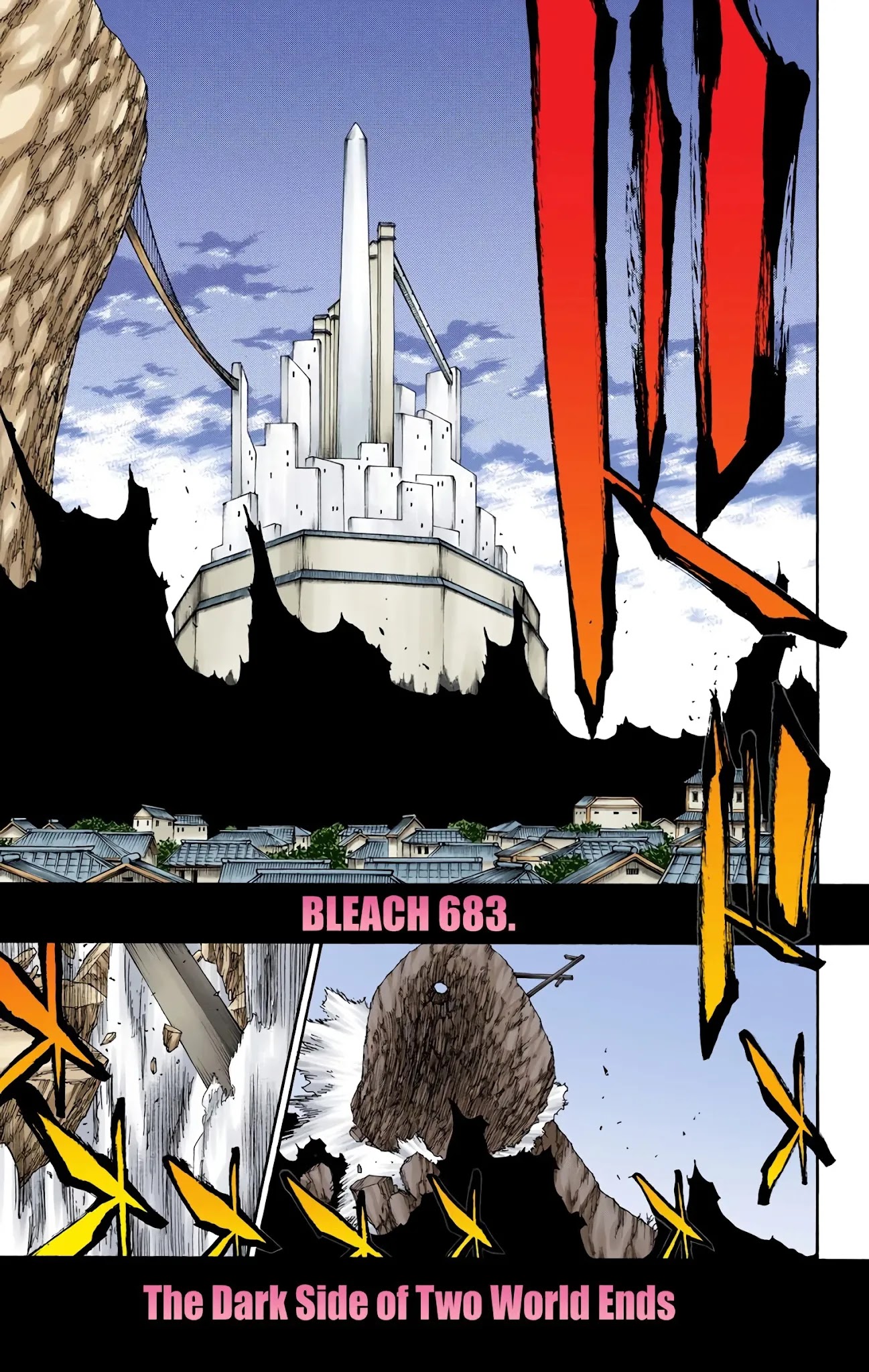 Bleach Chapter 683 page 1 - Chapter 683: The Dark Side of Two World Ends