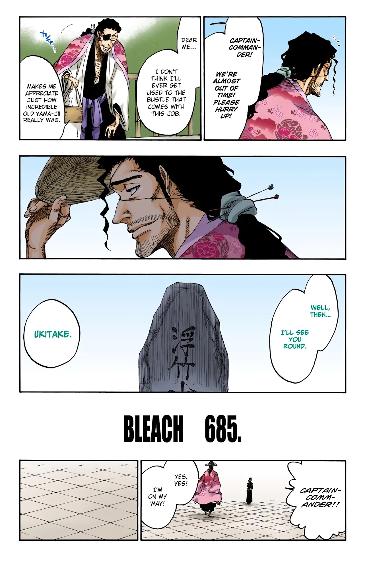 Bleach manga, chapter 685, page 5 of 20