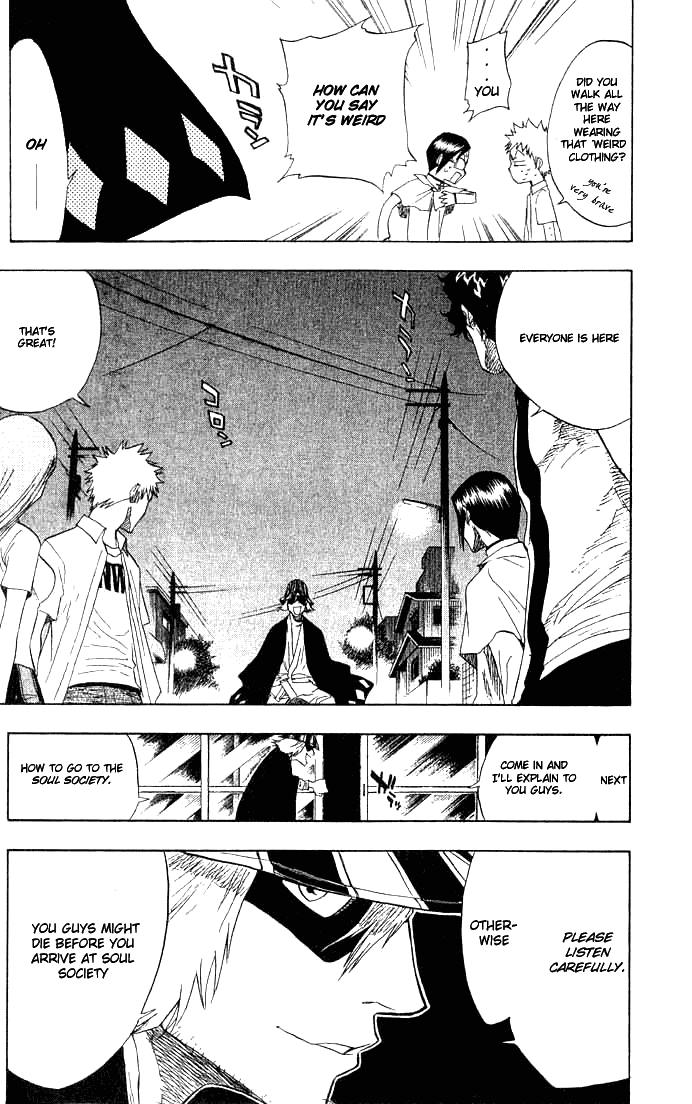Bleach manga, chapter 69, page 19 of 21