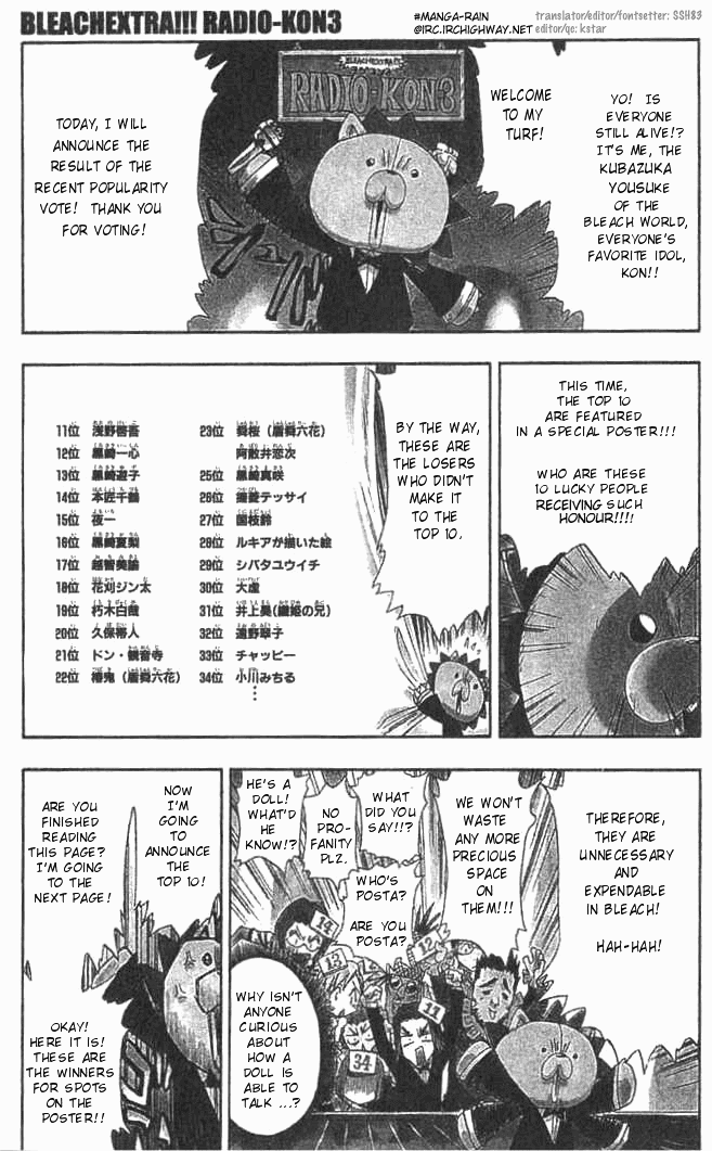 Bleach Chapter 70.5 page 1 - Chapter 70.5: Radio Kon