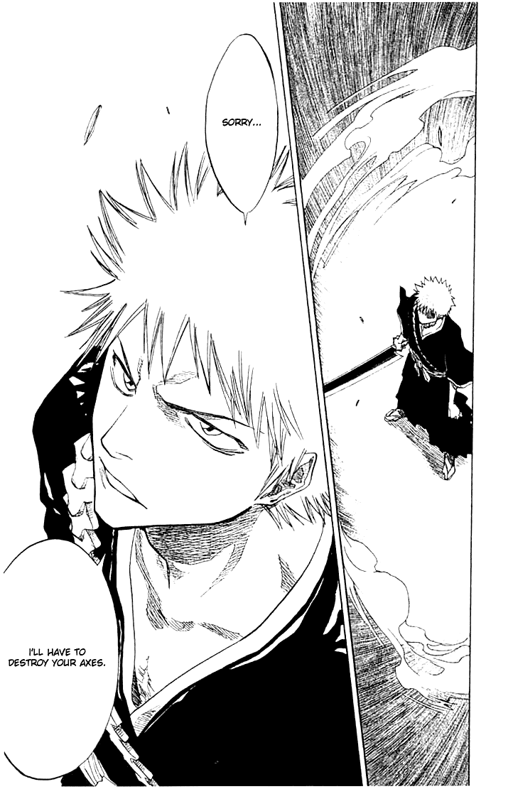 Bleach manga, chapter 73, page 17 of 19