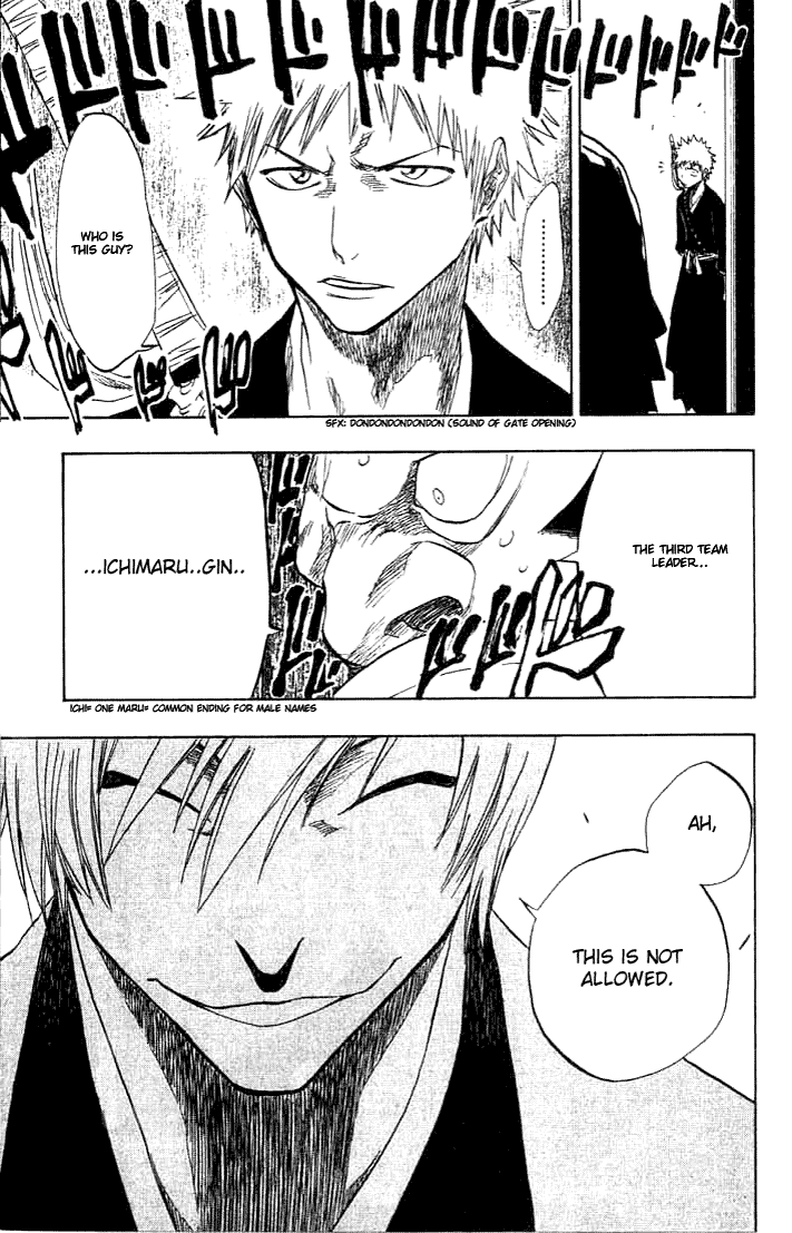 Bleach manga, chapter 74, page 17 of 20