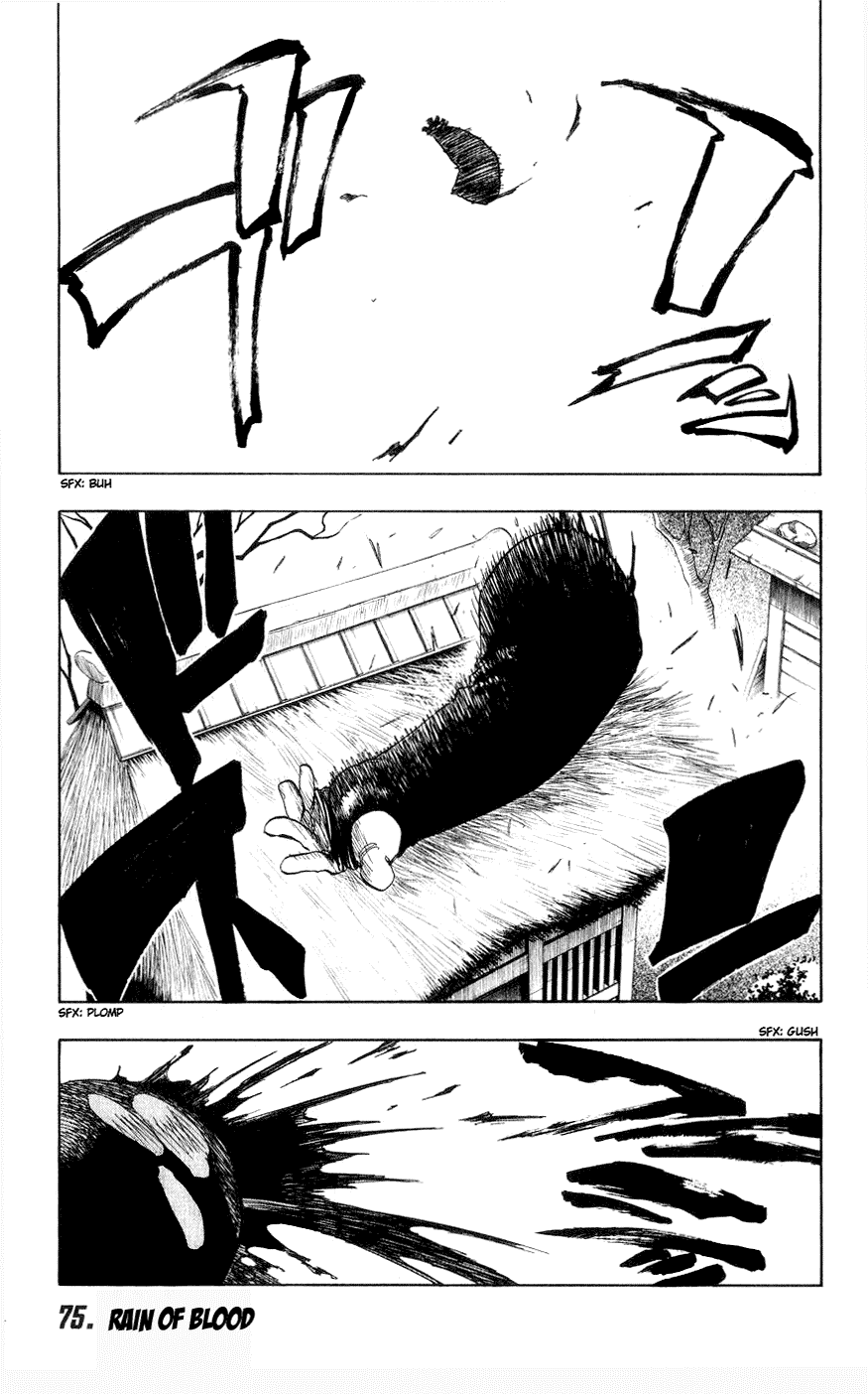 Bleach manga, chapter 75, page 1 of 20
