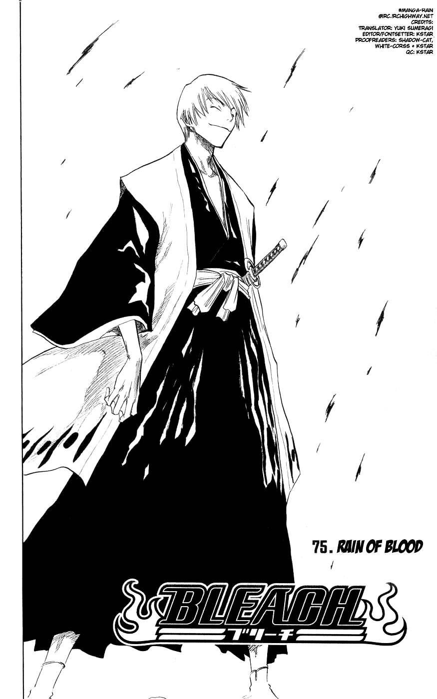 Bleach manga, chapter 75, page 5 of 20