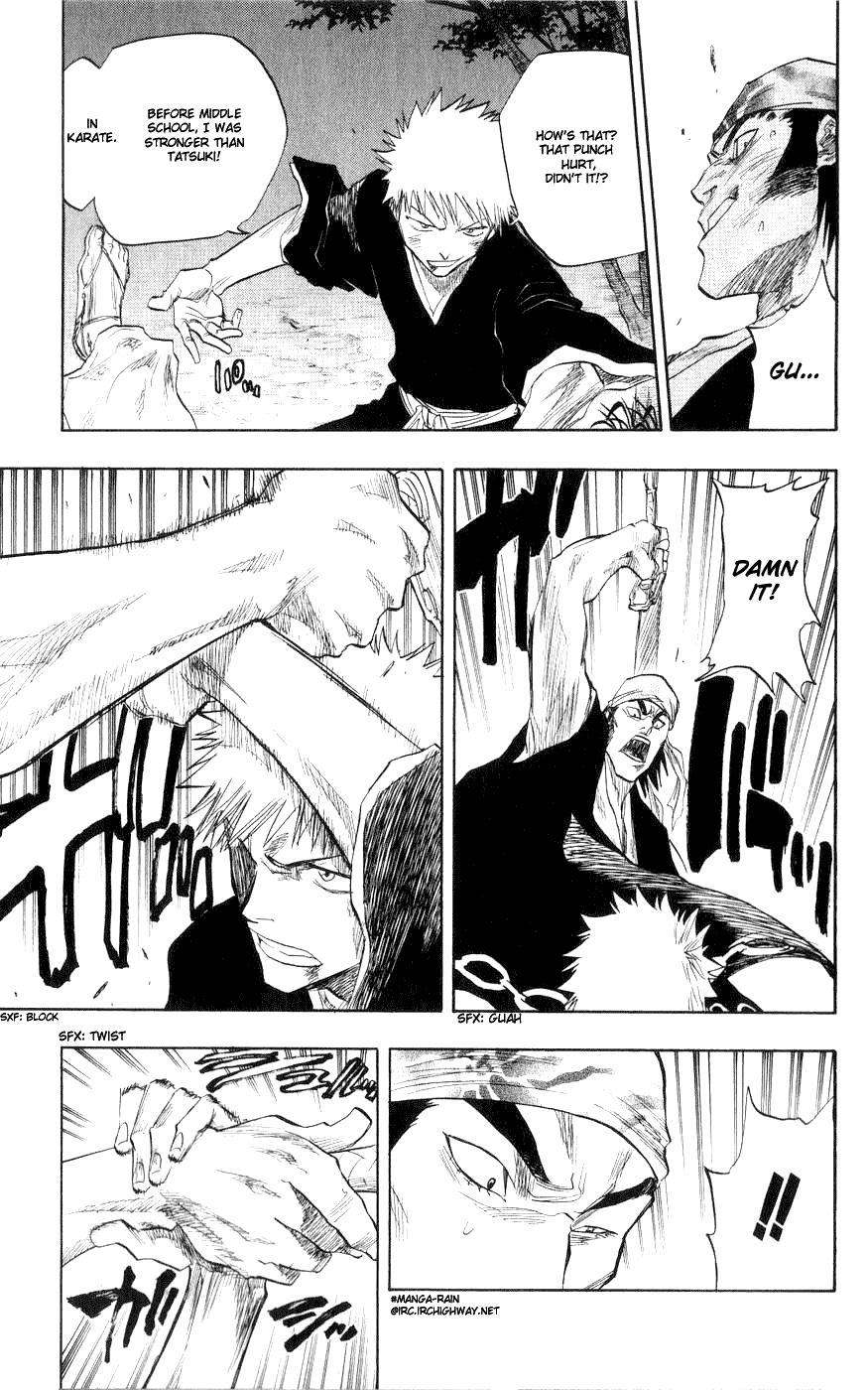 Bleach manga, chapter 77, page 17 of 20