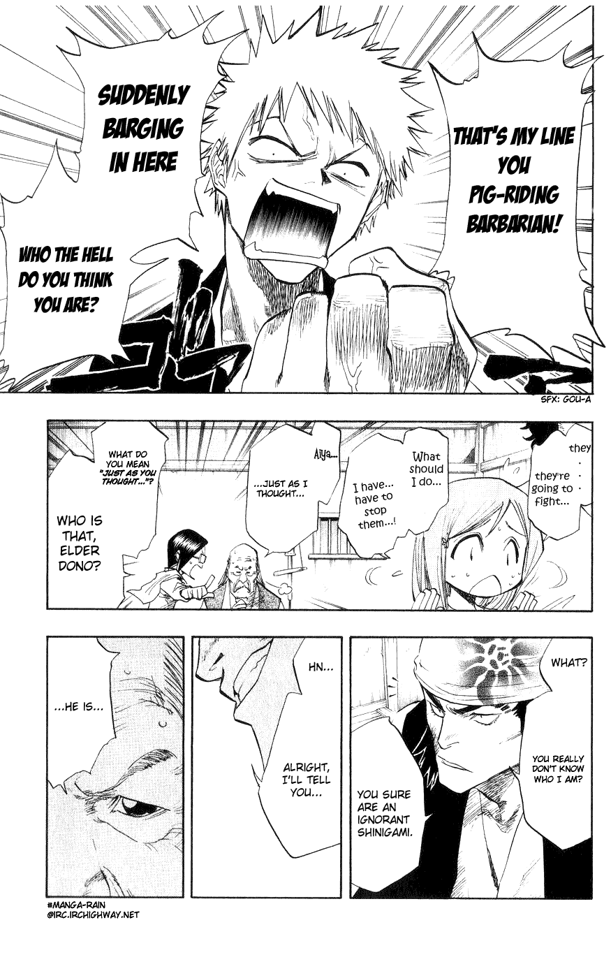 Bleach manga, chapter 77, page 3 of 20