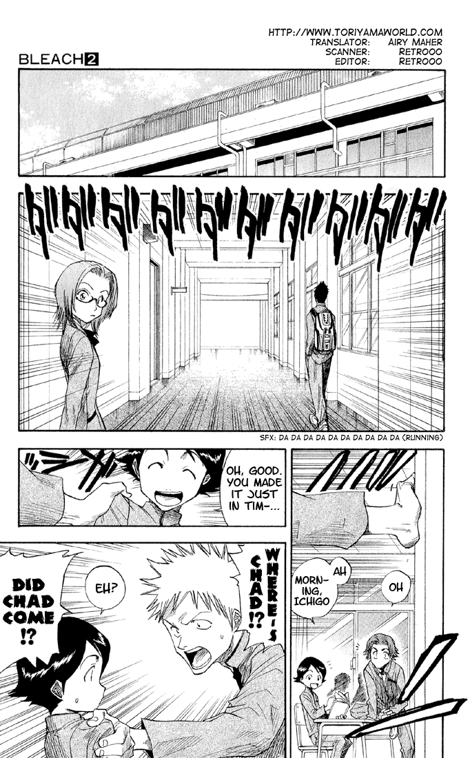 Bleach Chapter 8 page 4 - Chapter 8: Chase Chad Around