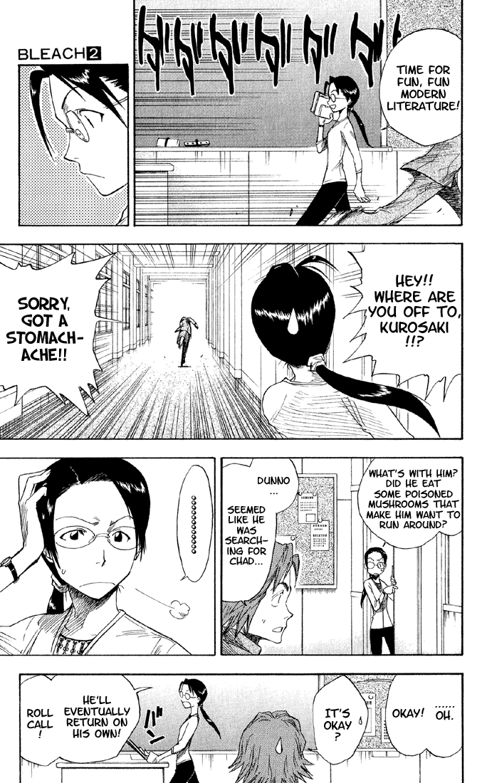 Bleach Chapter 8 page 6 - Chapter 8: Chase Chad Around