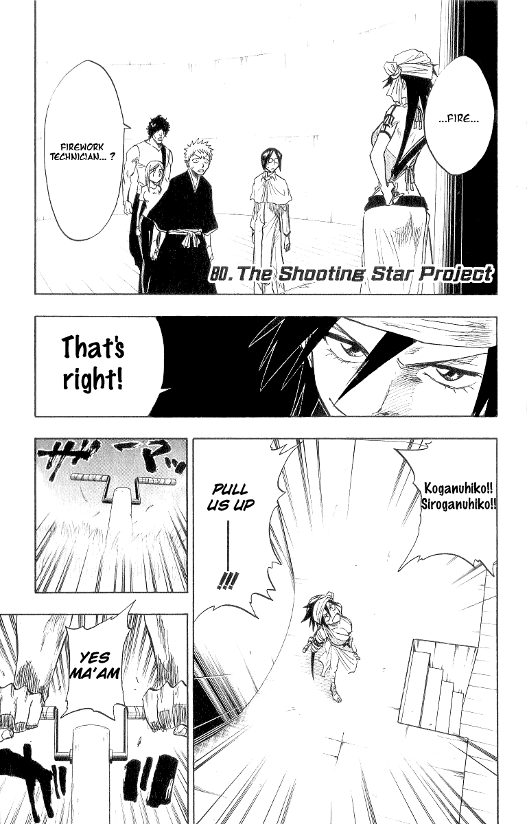 Bleach Chapter 80 page 6 - Chapter 80: The Shooting Star Project