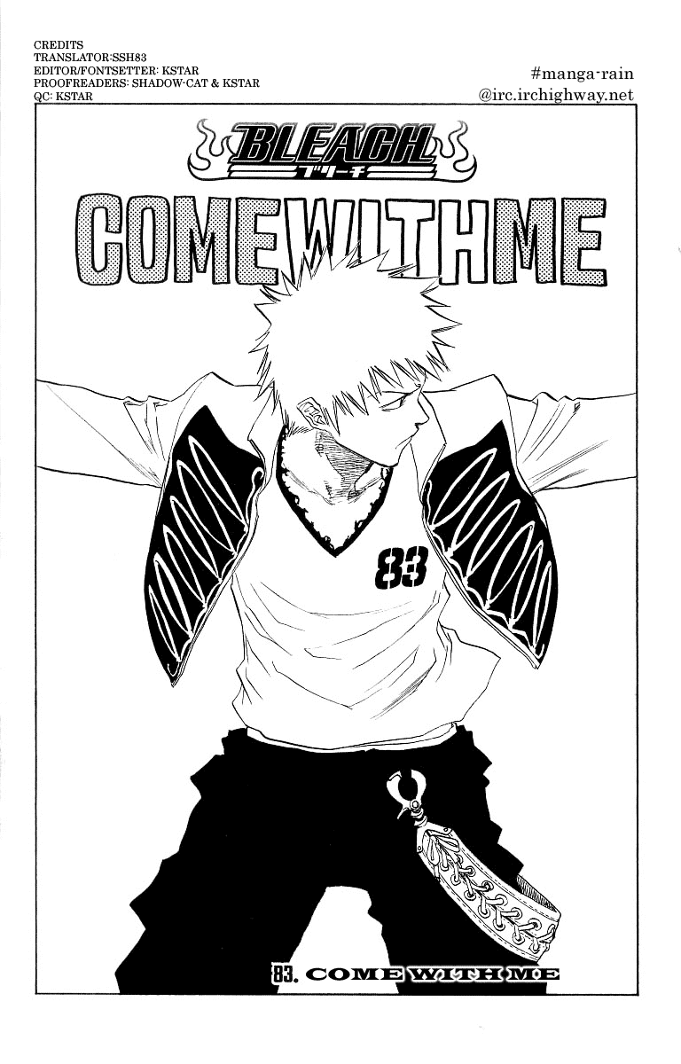 Bleach Chapter 83 page 7 - Chapter 83: Come with Me