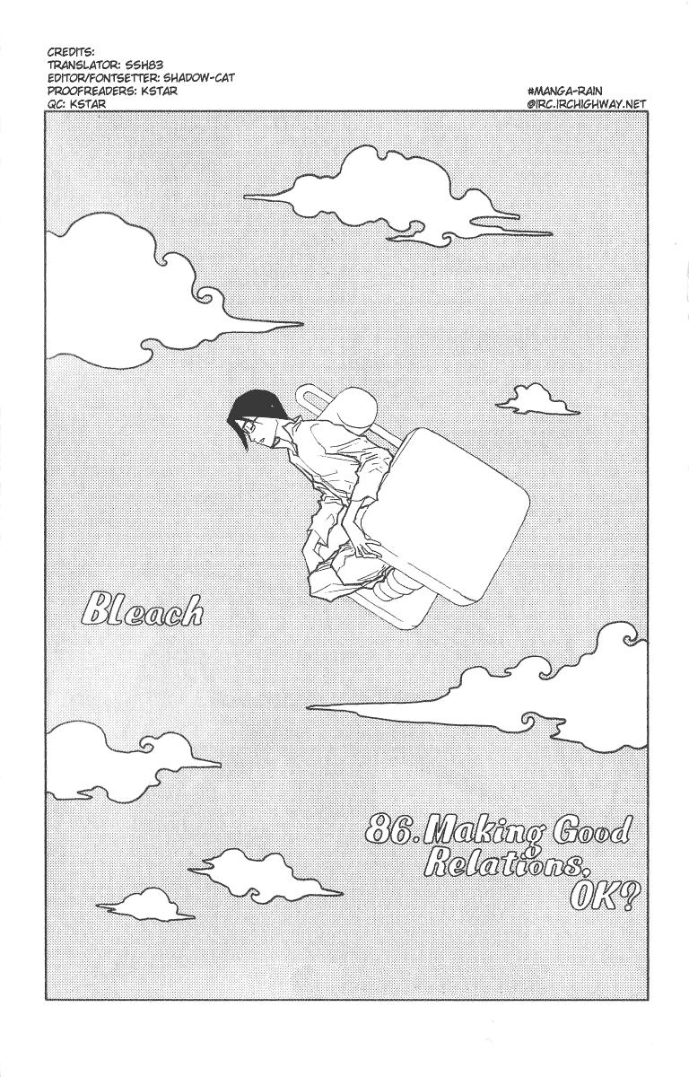 Bleach Chapter 86 page 7 - Chapter 86: Making Good Relations, Ok?