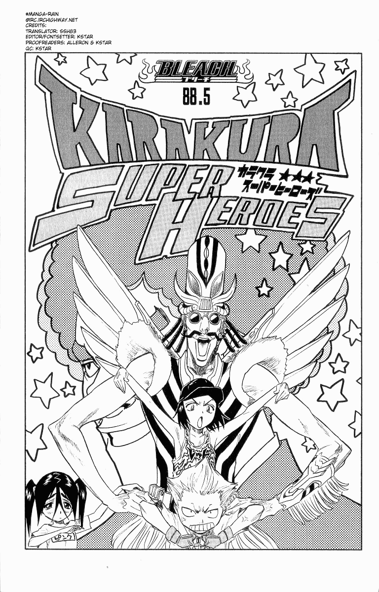 Bleach Chapter 88.5 page 1 - Chapter 88.5: Karakura Superheroes