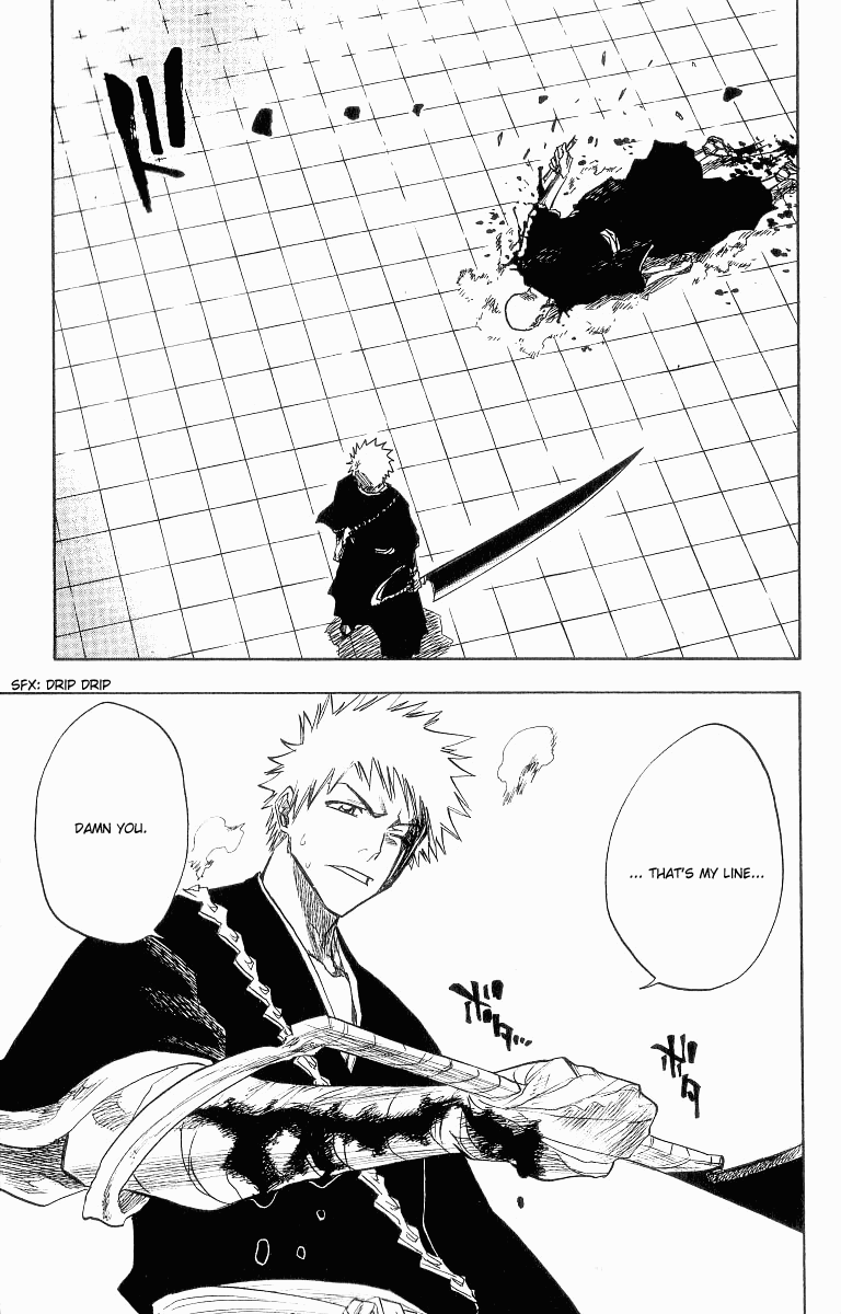 Bleach manga, chapter 88, page 19 of 20