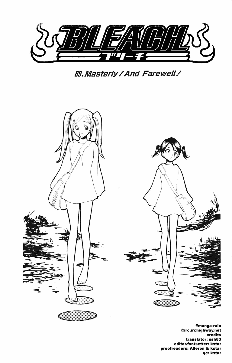 Bleach Chapter 89 page 11 - Chapter 89: Masterly! And Farewell!