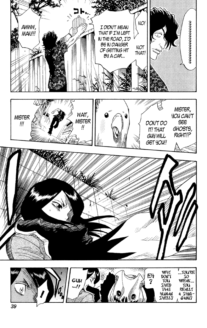Bleach Chapter 9 page 14 - Chapter 9: Monster and a Transfer (Struck Down)