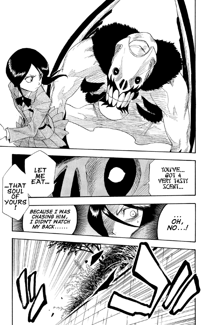 Bleach Chapter 9 page 4 - Chapter 9: Monster and a Transfer (Struck Down)