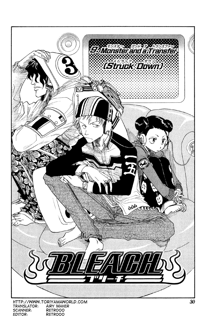 Bleach Chapter 9 page 5 - Chapter 9: Monster and a Transfer (Struck Down)