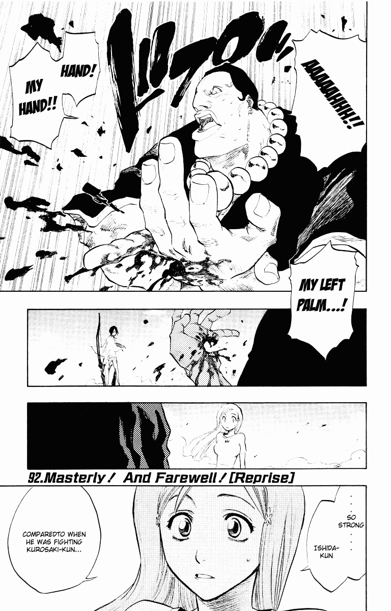 Bleach manga, chapter 92, page 1 of 20