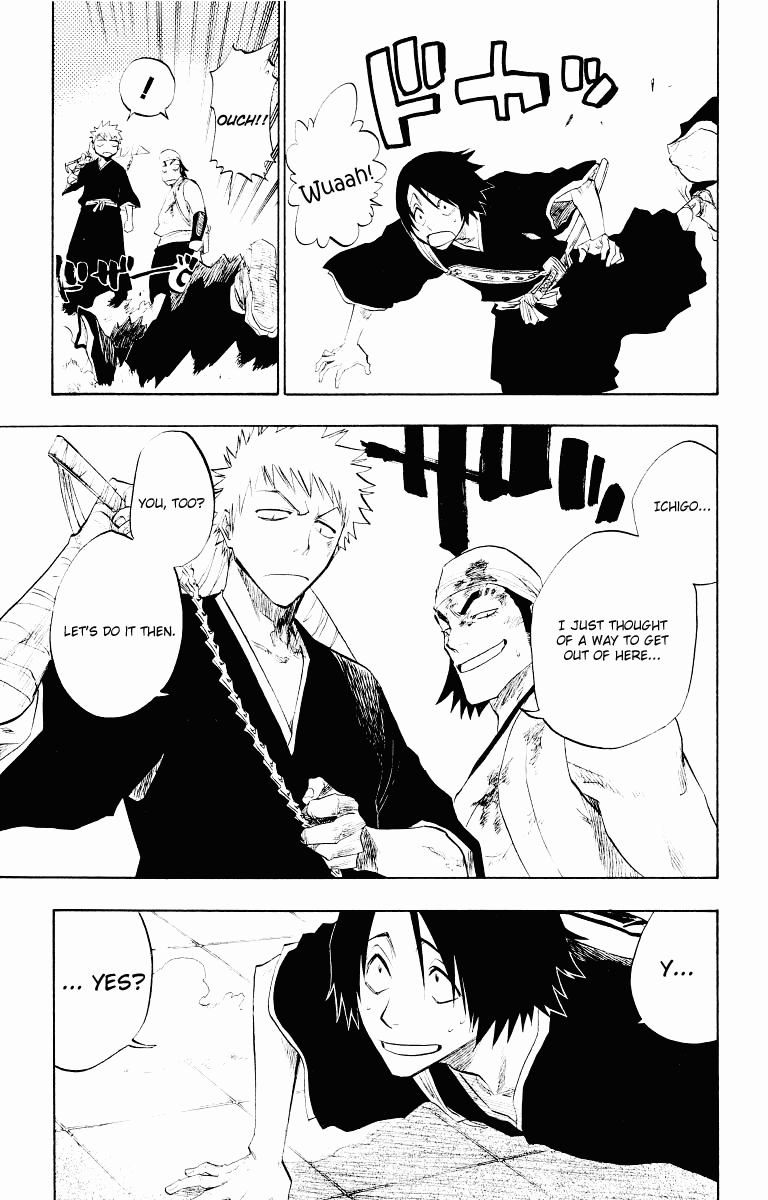 Bleach manga, chapter 92, page 19 of 20