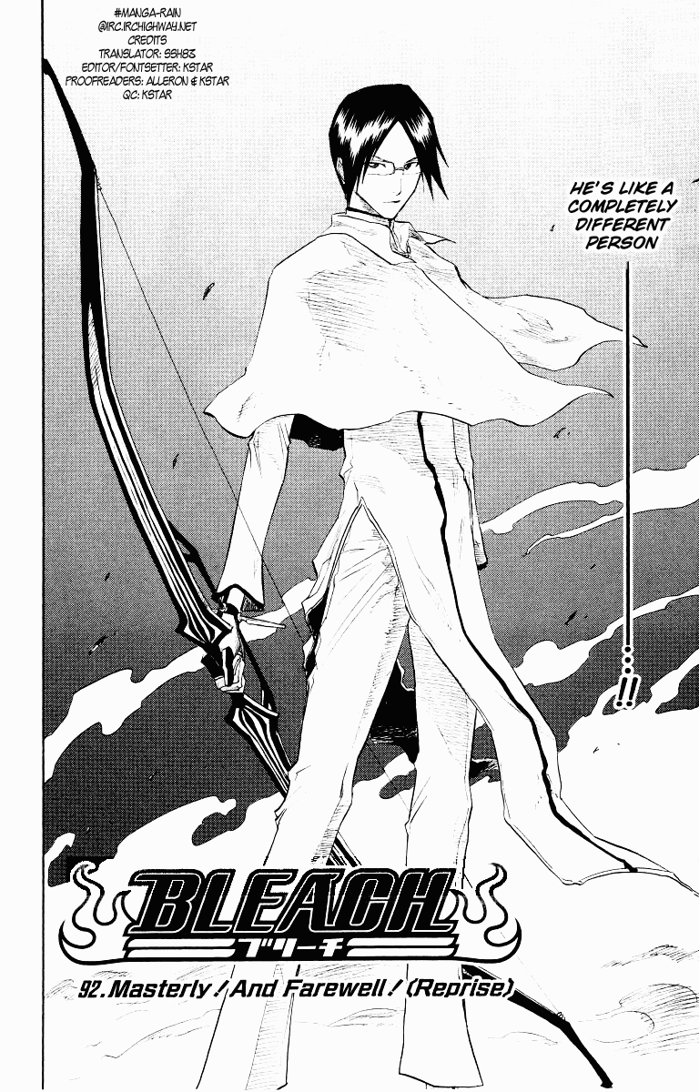 Bleach manga, chapter 92, page 2 of 20