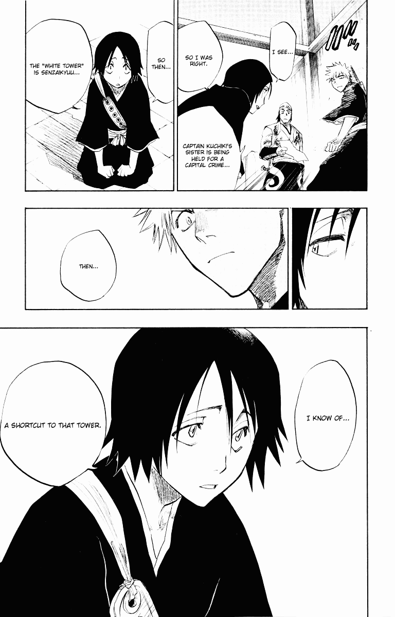 Bleach manga, chapter 93, page 18 of 19