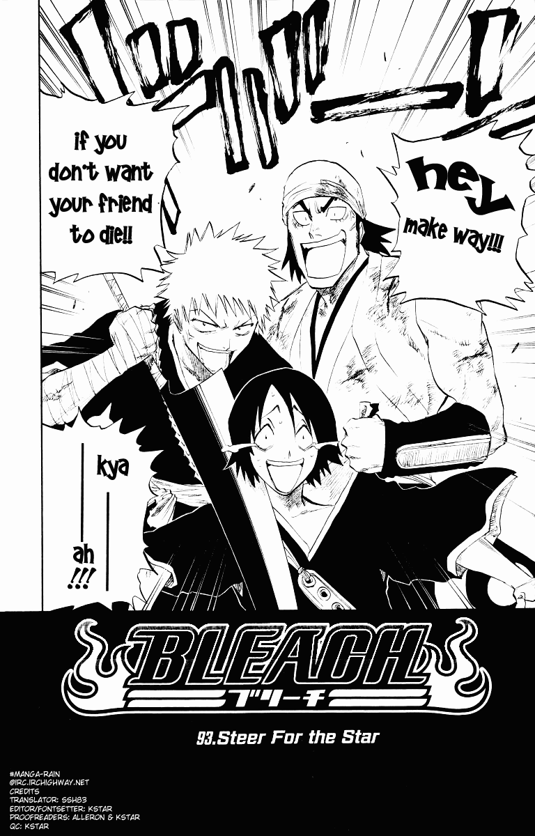 Bleach manga, chapter 93, page 2 of 19