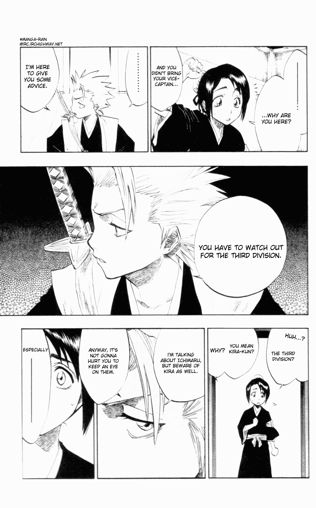 Bleach Chapter 99 page 18 - Chapter 99: Dead Black War Cloud
