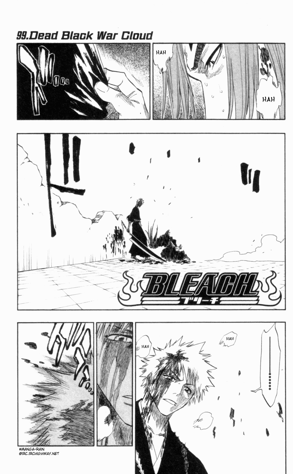 Bleach Chapter 99 page 6 - Chapter 99: Dead Black War Cloud