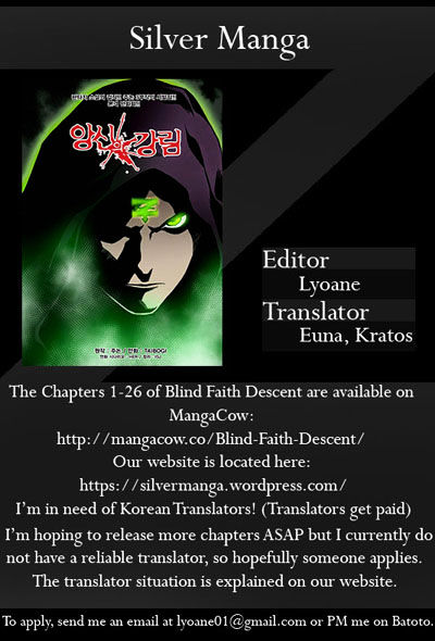 Blind Faith Descent Chapter 29 page 1 - Chapter 29