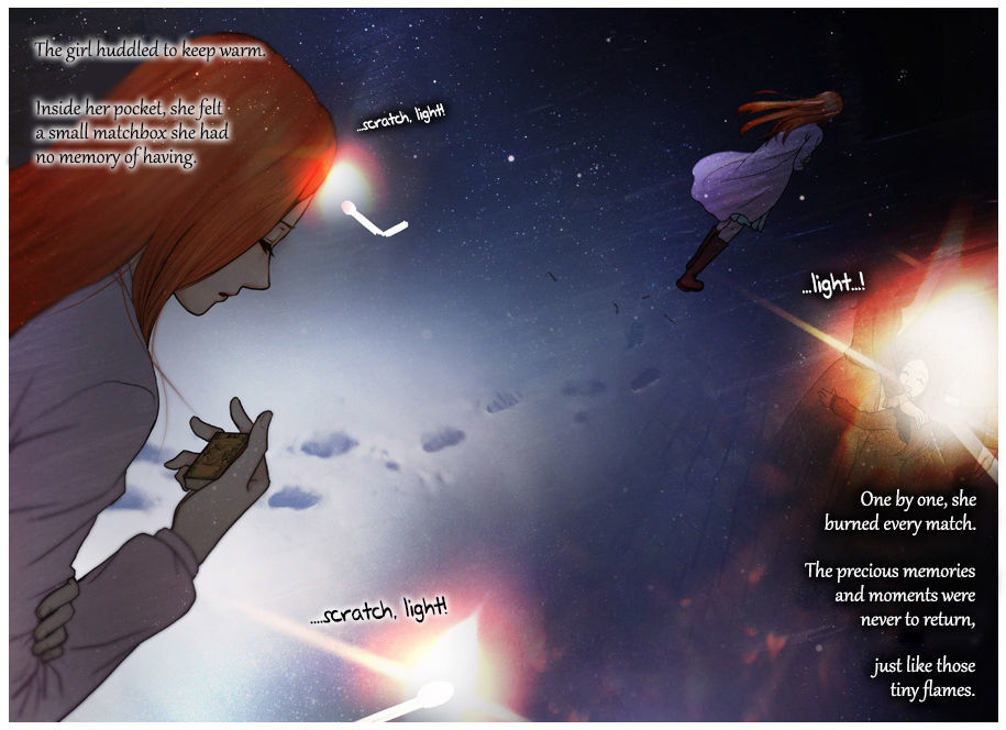 Blind Marchen Chapter 14 page 11 - Chapter 14 : Peter Pan and the Little Matchstick Girl