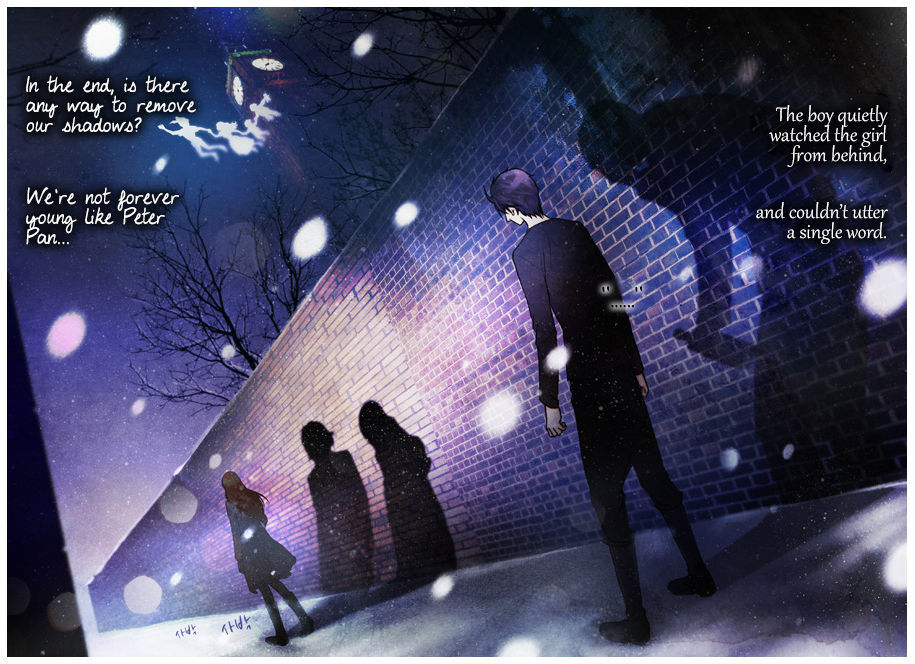 Blind Marchen Chapter 14 page 9 - Chapter 14 : Peter Pan and the Little Matchstick Girl