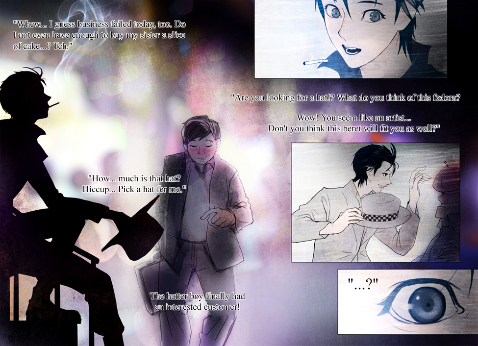 Blind Marchen Chapter 2.2 page 10 - Chapter 2 v2 : Tale Two: Hard-boiled Madhatter