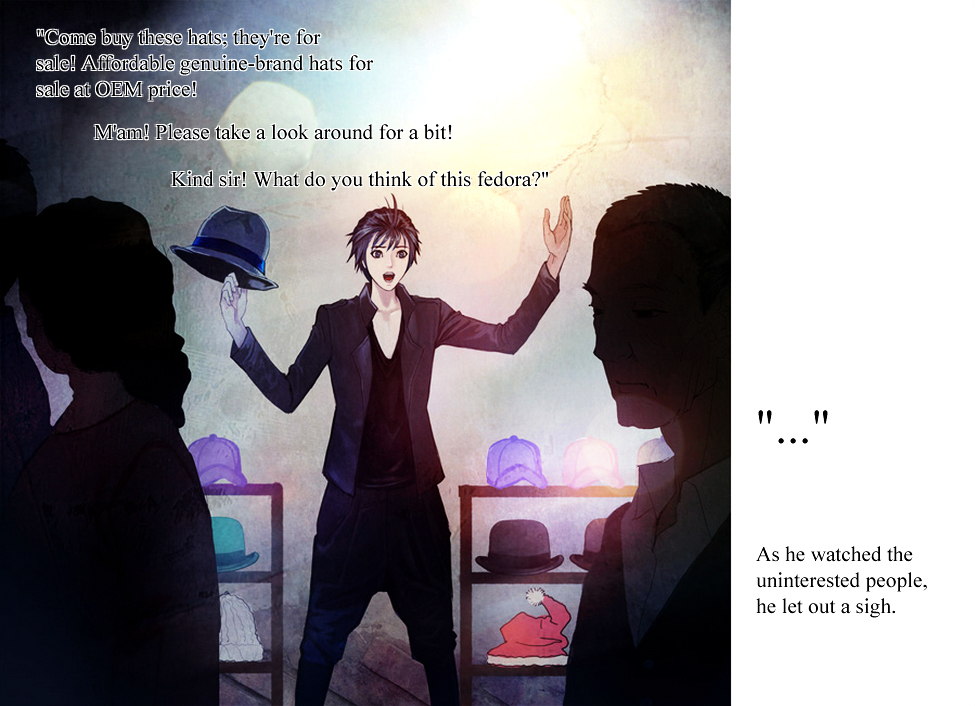 Blind Marchen Chapter 2.2 page 4 - Chapter 2 v2 : Tale Two: Hard-boiled Madhatter