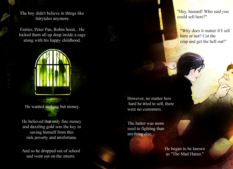 Blind Marchen Chapter 2.2 page 9 - Chapter 2 v2 : Tale Two: Hard-boiled Madhatter
