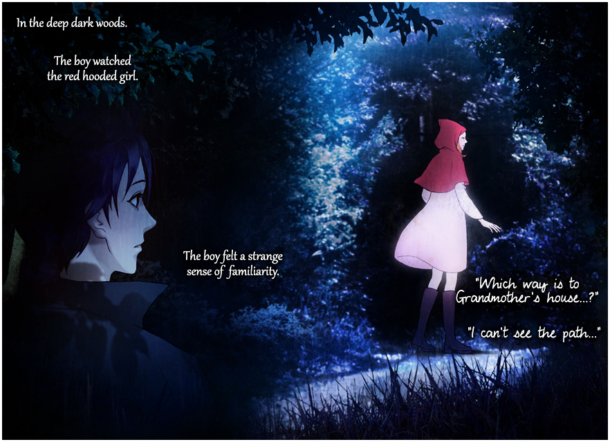 Blind Marchen Chapter 9 page 3 - Chapter 9 : Tale 9. Little Red Riding Hood and the Wolves in the Walls