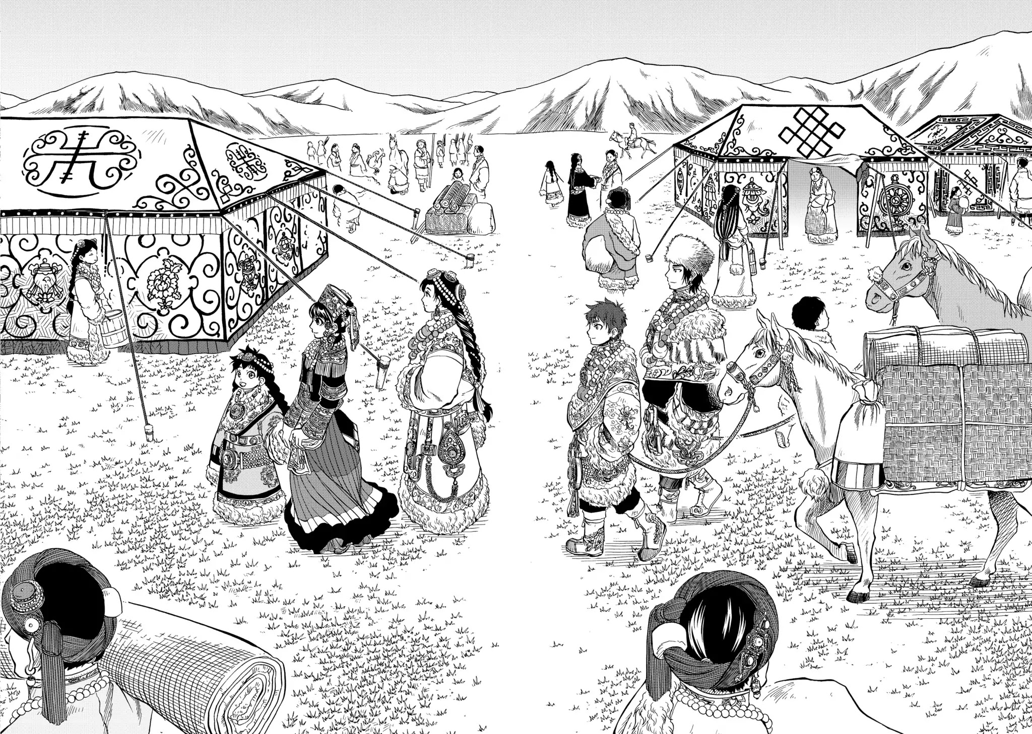 Blissful Land Chapter 14 page 4 - Chapter 14: Horse Racing Festival 1