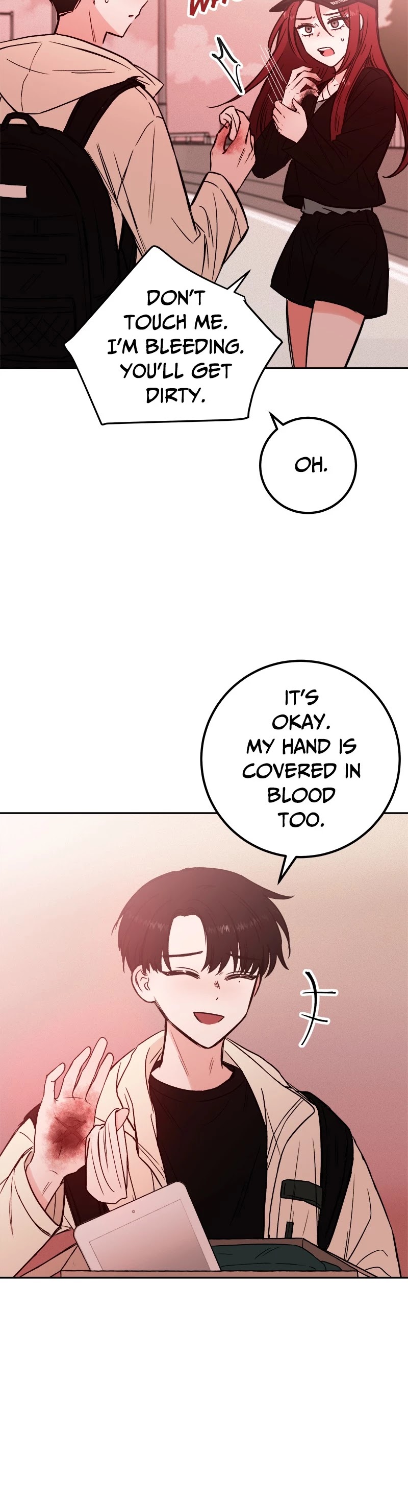 Blood and Butterflies Chapter 14 page 23 - Chapter 14: Ep. 14 - Bloody Hand (3)