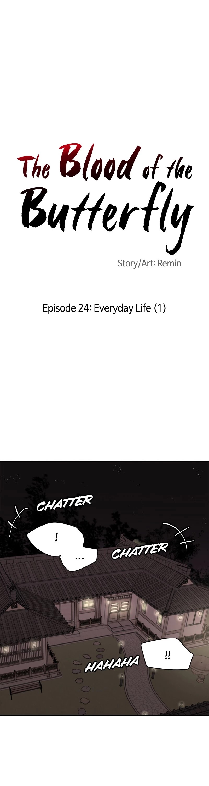 Blood and Butterflies Chapter 24 page 1 - Chapter 24: Ep. 24 - Everyday Life (1)