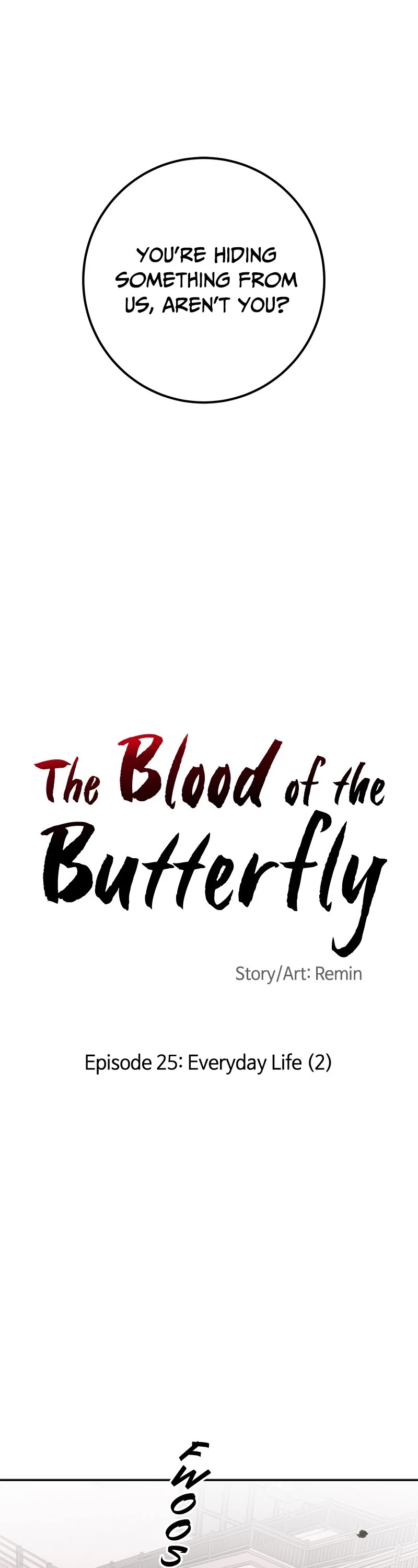 Blood and Butterflies Chapter 25 page 1 - Chapter 25: Ep. 25 - Everyday Life (2)