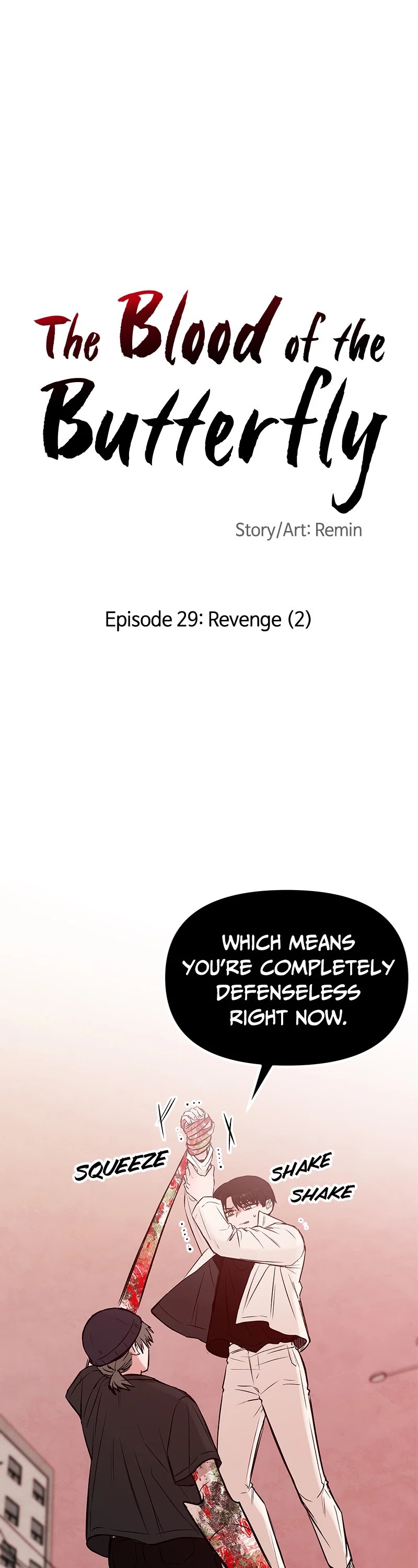 Blood and Butterflies Chapter 29 page 1 - Chapter 29: Ep. 29 - Revenge (2)